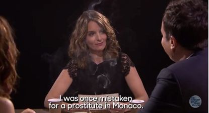 Tina Fey on "The Tonight Show."