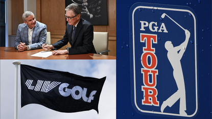 pga tour and liv logos