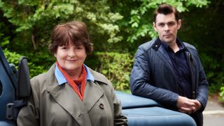 Seen here are stars Brenda Blethyn and Kenny Doughty