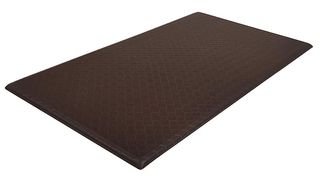 A red anti-fatigue mat