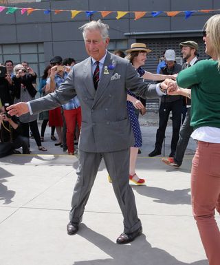 Prince Charles dancing