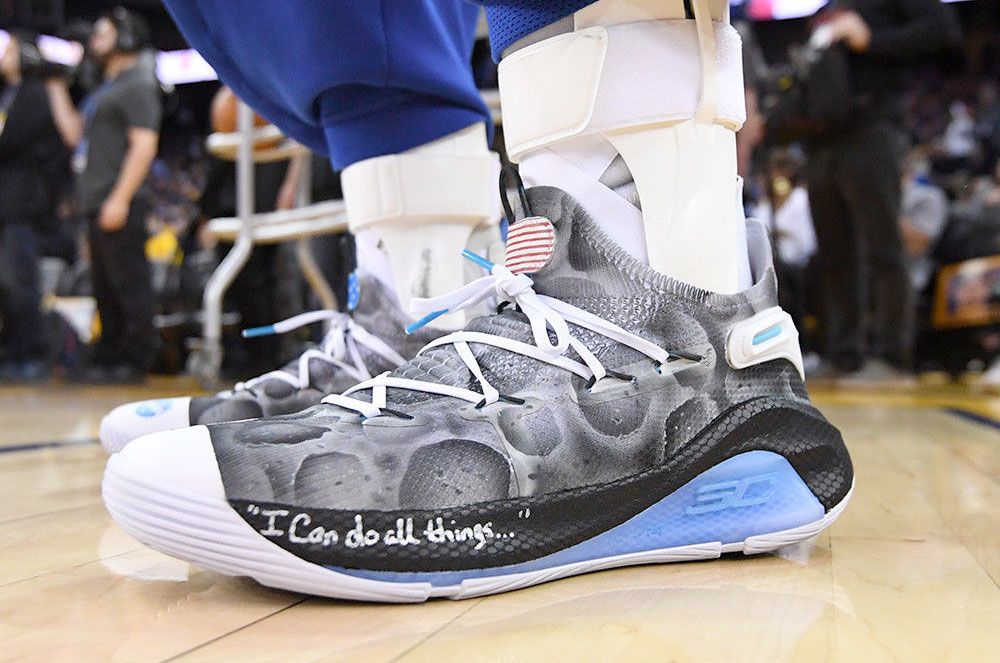 Stephen Curry's 'Moon Landing' Sneakers Land on eBay for STEM Education ...
