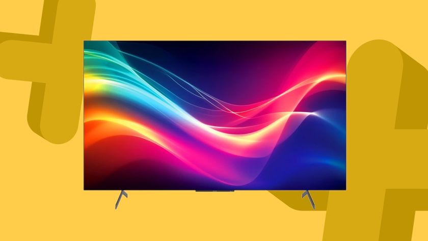 Philips OLED TV on a yellow background