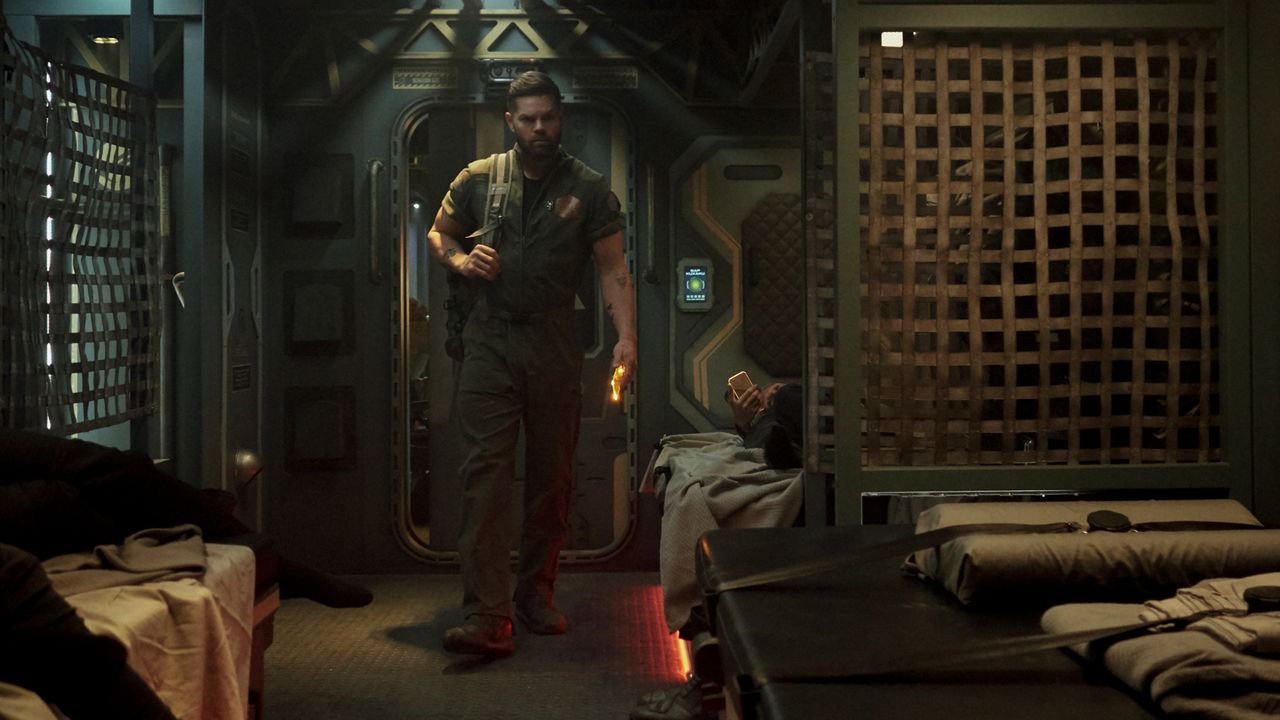 Wes Chatham as Amos Burton in Season 5 of "The Expanse" on Amazon Prime Video.