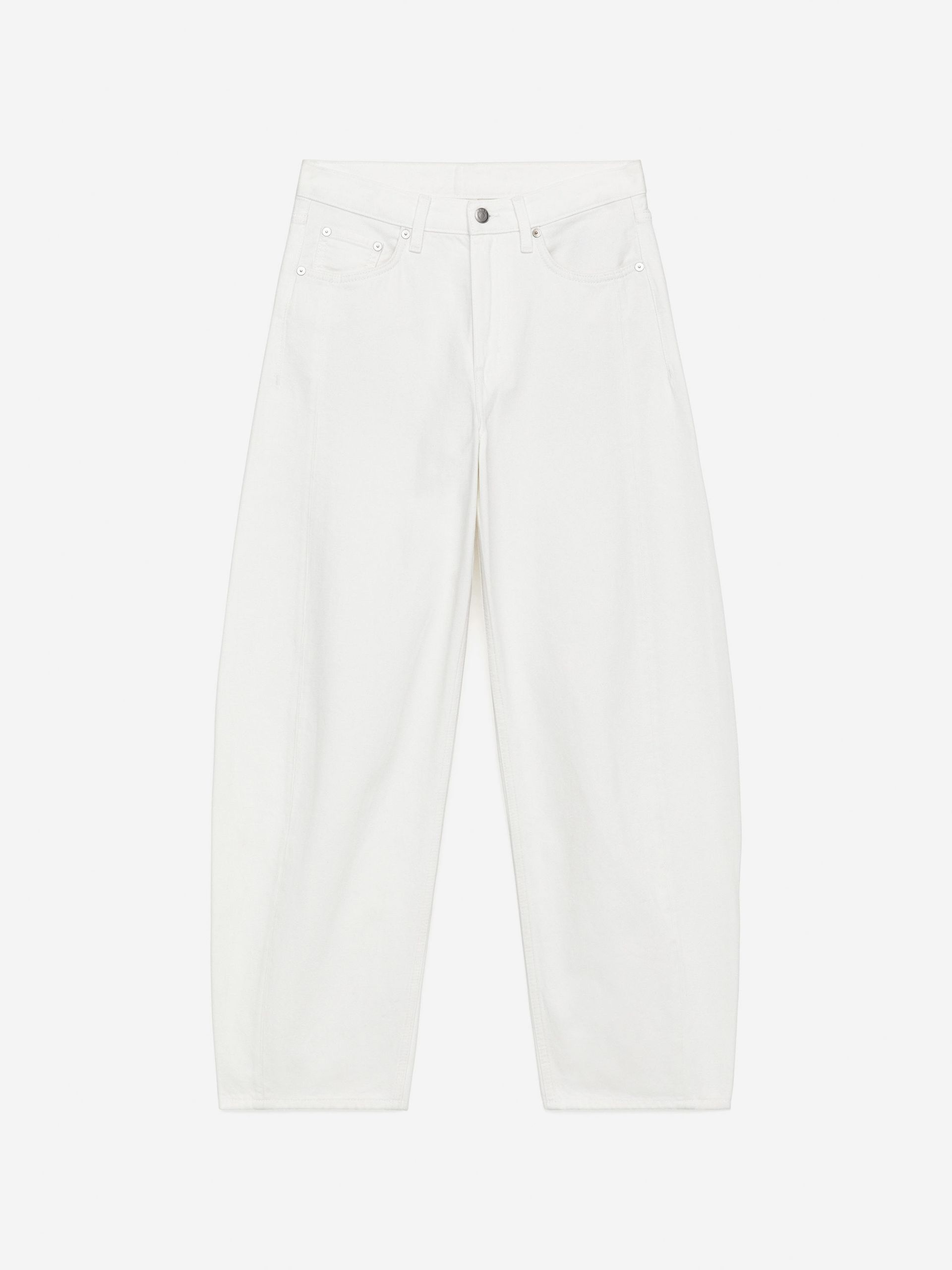 Bloom Barrel Jeans – White – Women – Arket Gb
