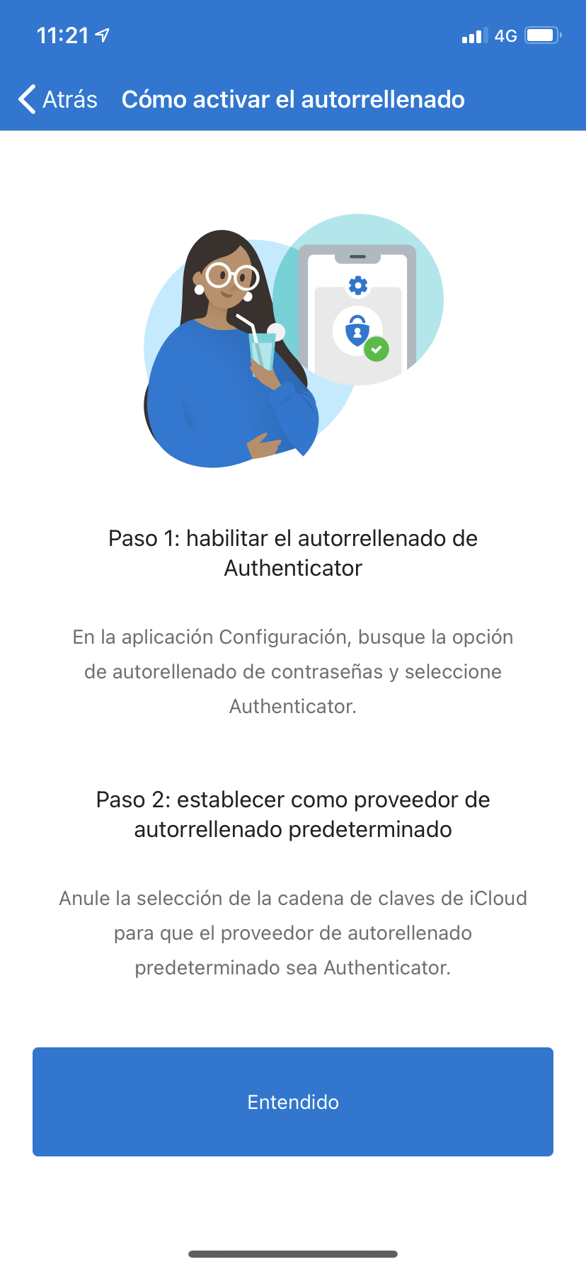 Microsoft Authenticator Settings