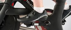 Giro Regime cycling shoe on Peloton bike