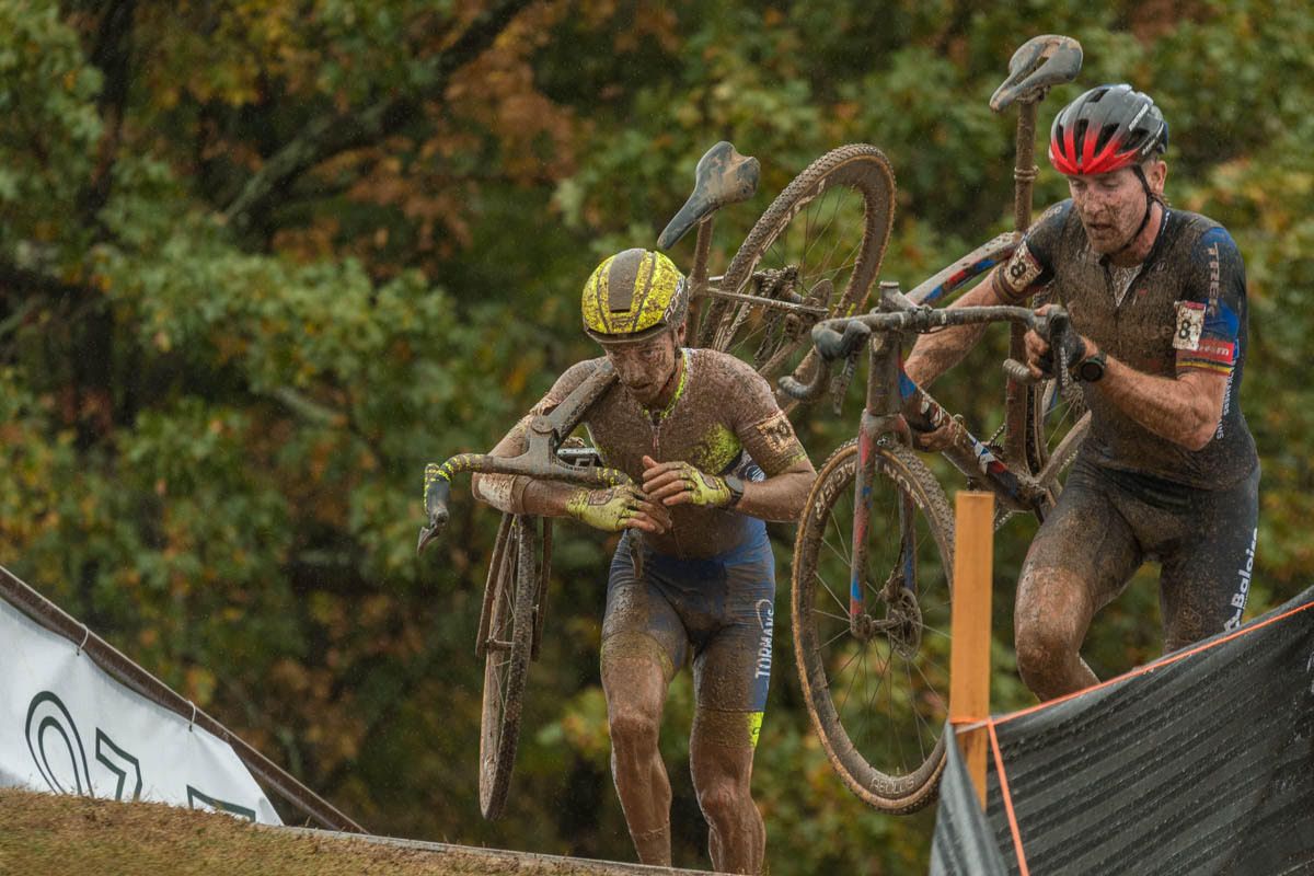 The UCI Cyclo-cross World Cup in Fayetteville, won by Quinten Hermans ahead of Eli Iserbyt