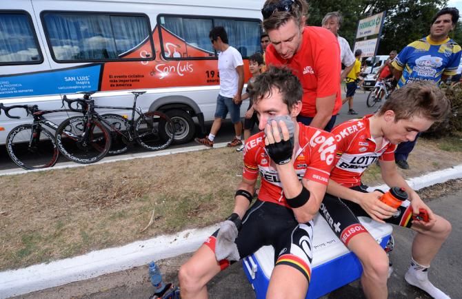 Kenny Dehaes after stage 3 of the Tour de San Luis