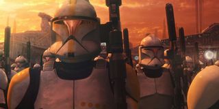 Clone Troopers as seen in Star Wars: The Clone Wars