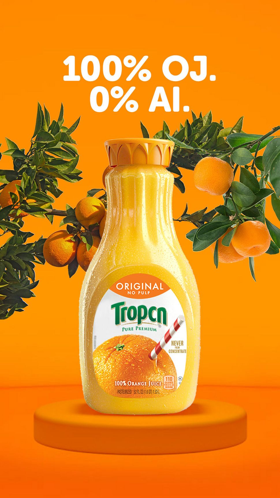 Tropicana rejects 'AI' to become Tropcn | Creative Bloq