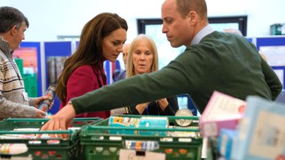 The Prince And Princess Of Wales Visit Windsor Foodshare