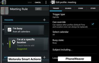 Motorola Smart Actions Alternatives