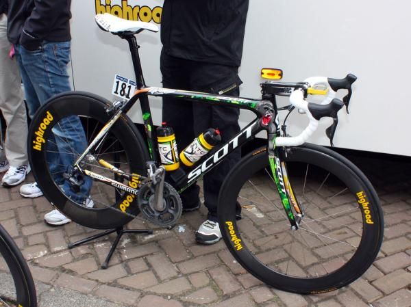 Andre Greipel (Columbia-HTC) is using this custom painted Scott Addict in this year's Giro d'Italia.
