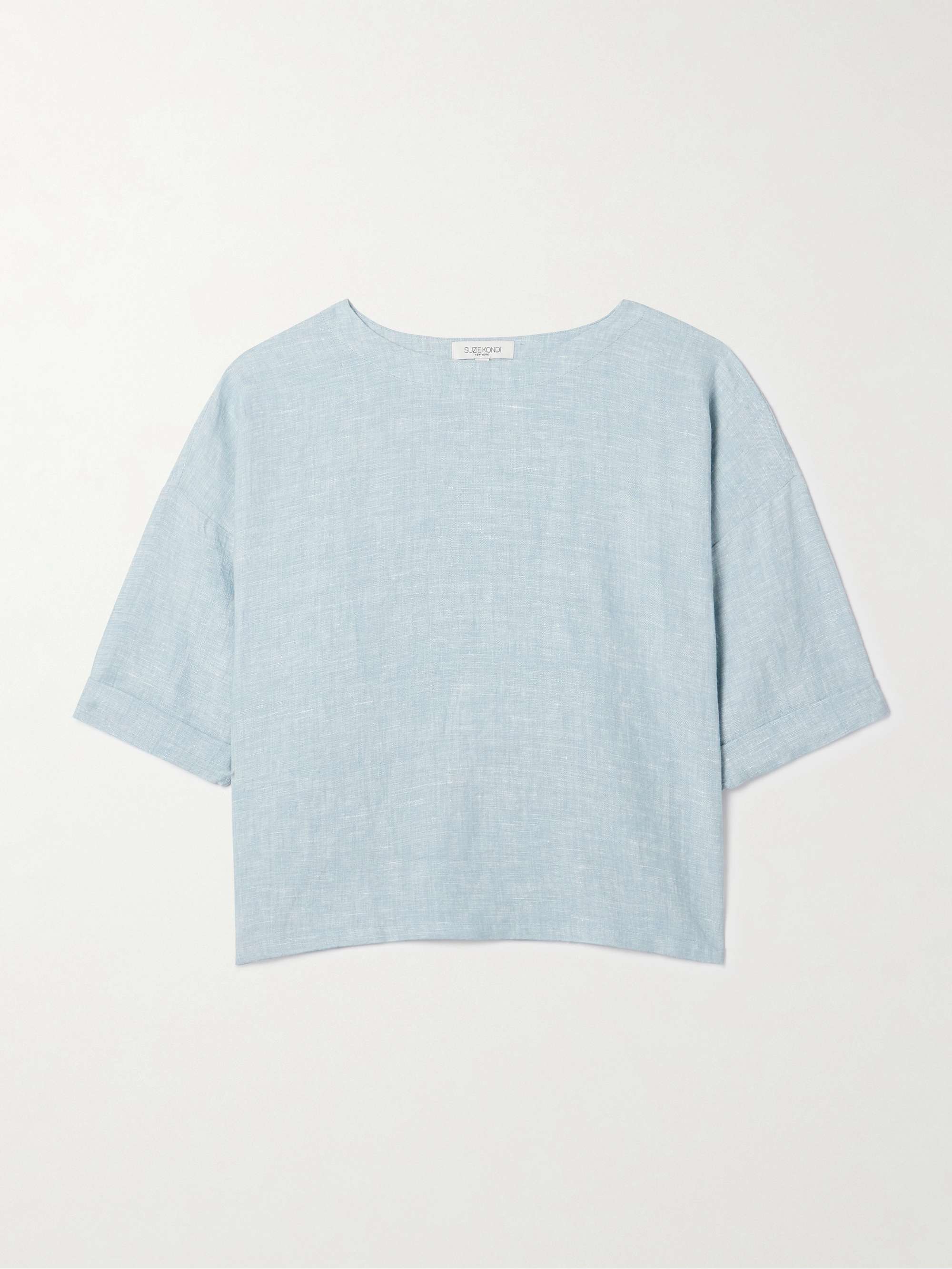 Saria Linen-Chambray T-Shirt