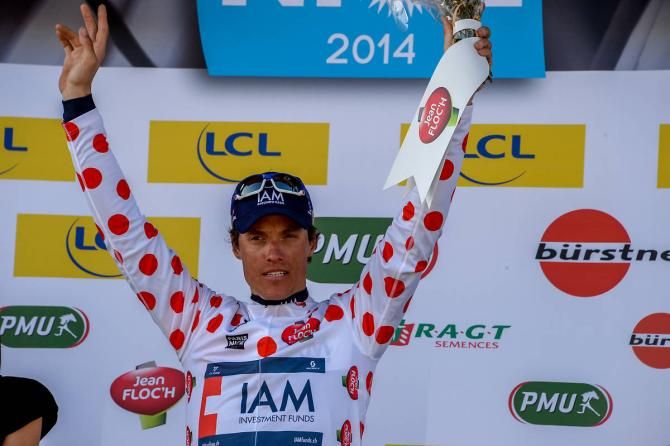 Sylvain Chavanel (IAM Cycling) leads the mountains classification for another day at Paris-Nice