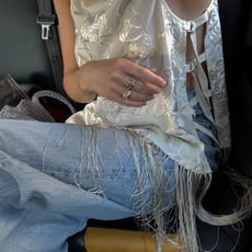 @lucywilliams02 wearing diamond jewellery