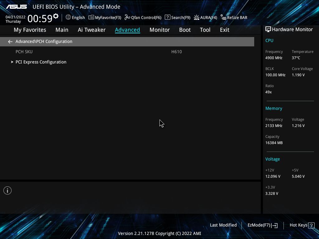 Asus Prime H610M-A D4