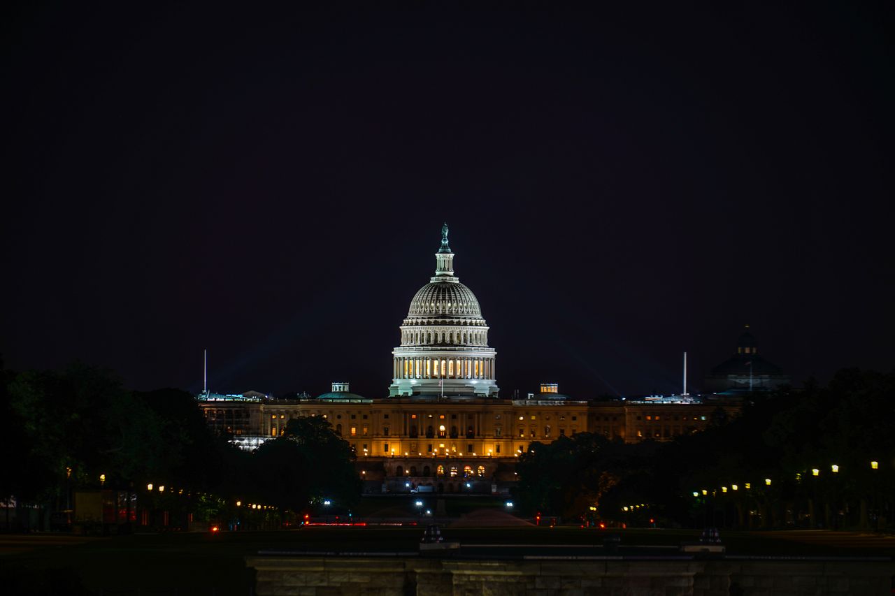 The Capitol building.