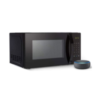 AmazonBasics Microwave bundle with Echo Dot 3rd Gen: was $99.98