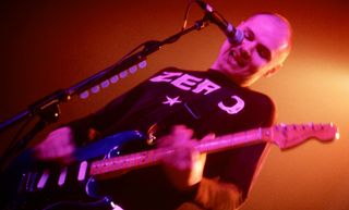 Billy Corgan performs with Smashing Pumpkins onstage in Chicago, Illinois in March 1997