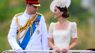 Prince William and Kate Middleton during their 2022 Caribbean tour