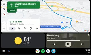 google maps redesign on Android auto
