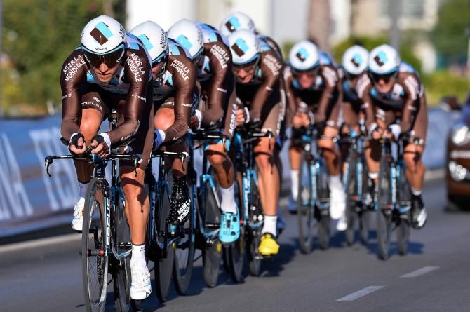AG2R La Mondiale in the Vuelta a Espa&ntilde;a team time trial