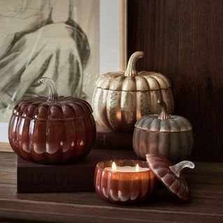 Pumpkin candles