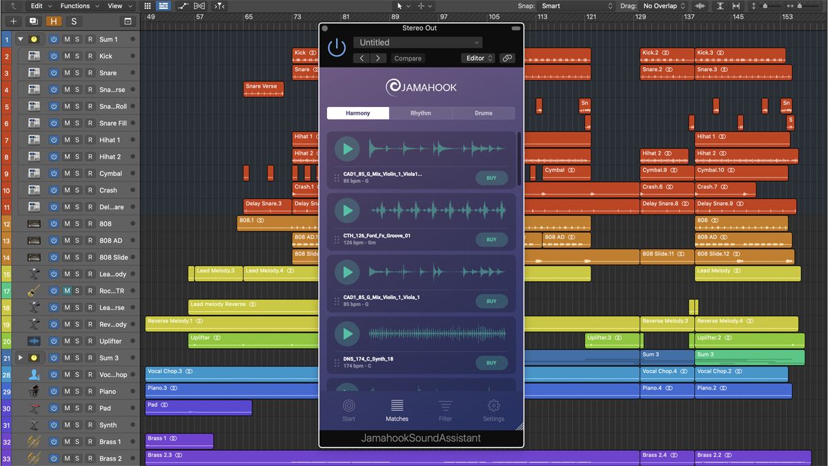 Jamahook is a VST/AU plugin that ‘listens’ to your DAW project and then ...