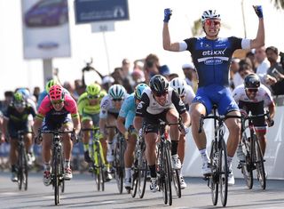 Marcel Kittel wins the opening stage of the 2016 Dubai Tour