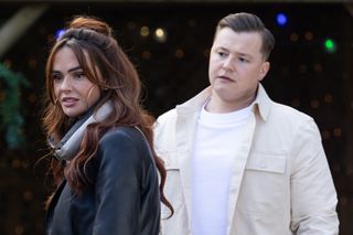 Robbie Roscoe pictured with Mercedes McQueen.