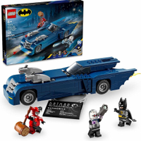 Lego Batman with the Batmobile vs. Harley Quinn and Mr Freeze