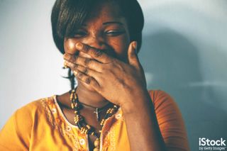 African woman laughing, by peeterv. Now available for purchase, this image was available for free in the week starting July 17