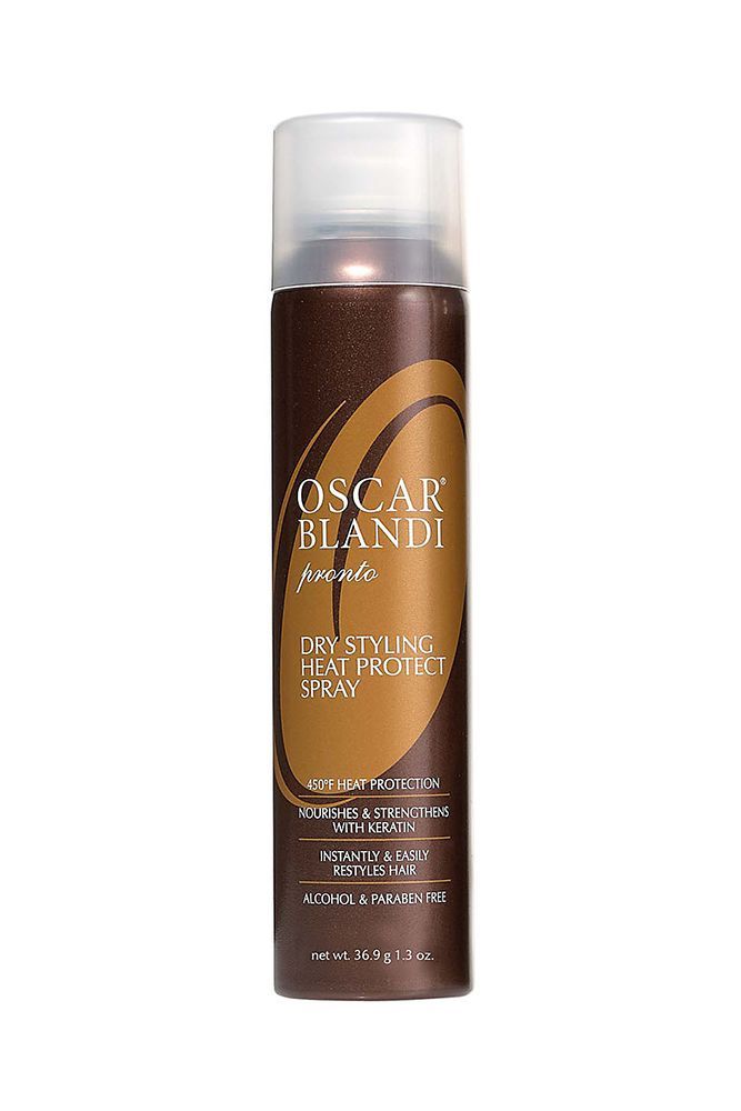 With the proper heat-styling protection, you can curl, blow dry, and straighten your strands guilt-free. Oscar Blandi Pronto Dry Heat Protect Spray, $24; <a target="_blank" href="http://www.ulta.com/ulta/browse/productDetail.jsp?productId=xlsImpprod5870272">ulta.com</a>