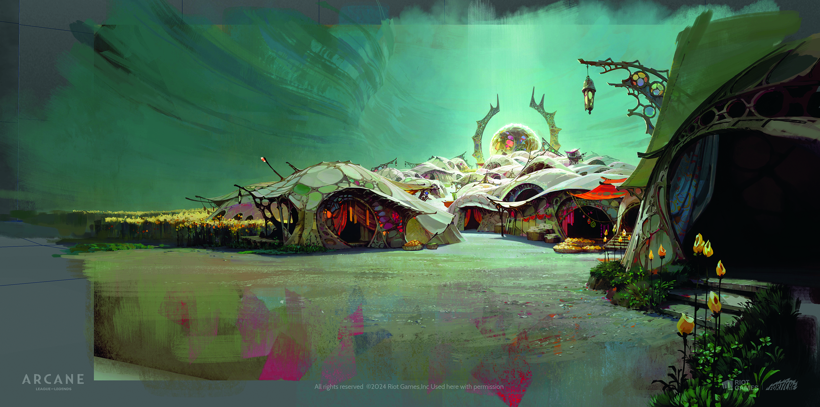 Artwork from Arcane season 2