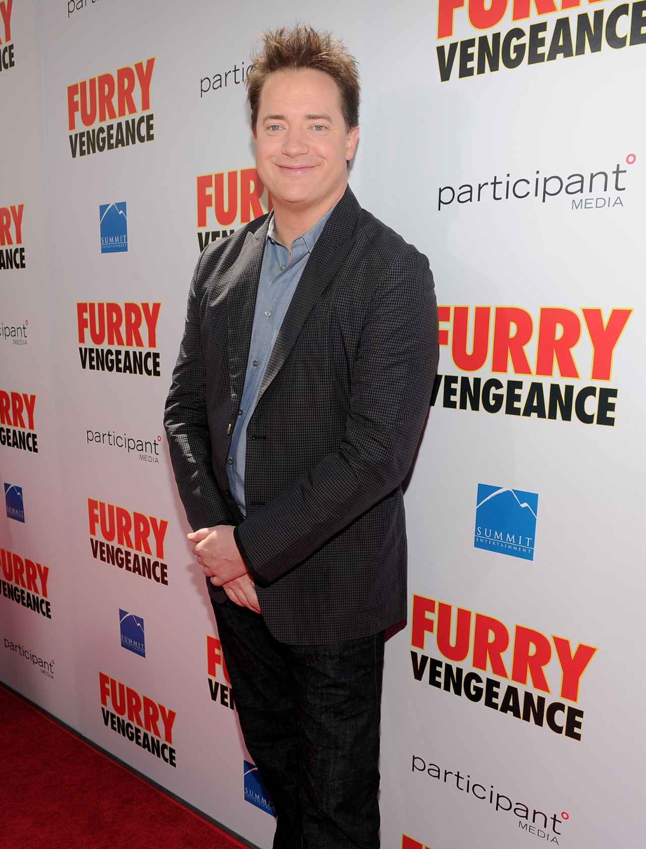 Brendan Fraser at the premiere for Furry Vengeance 2010 in Westwood, California