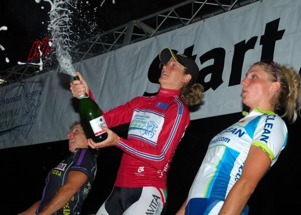Celebrations on the 2011 Presbyterian Crit Women's Podium.