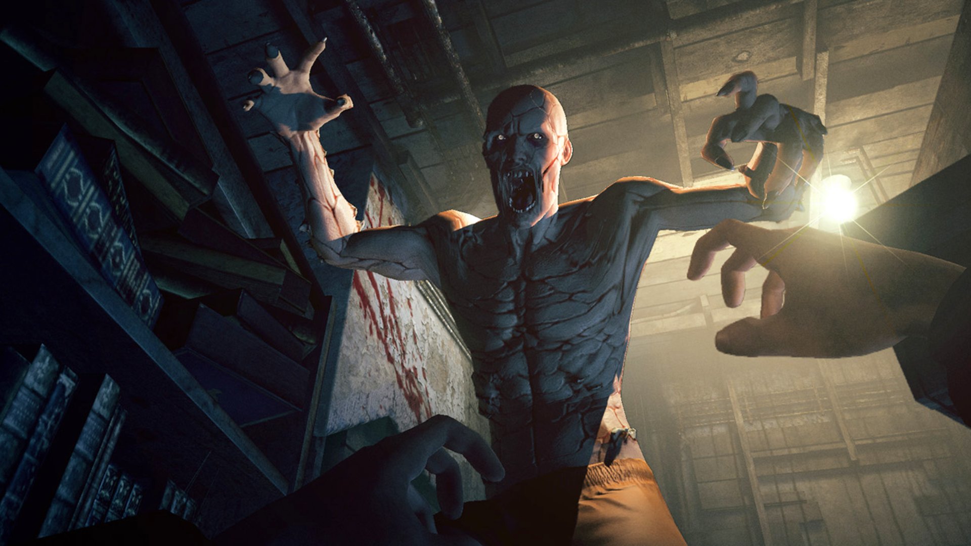Outlast enemy attacking