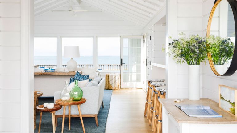 a beach house with a coastal grandmother look
