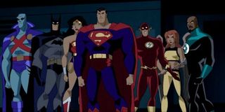 The Justice League team assembled in Unlimited