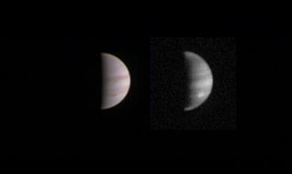 Juno's Dual Views of Jupiter