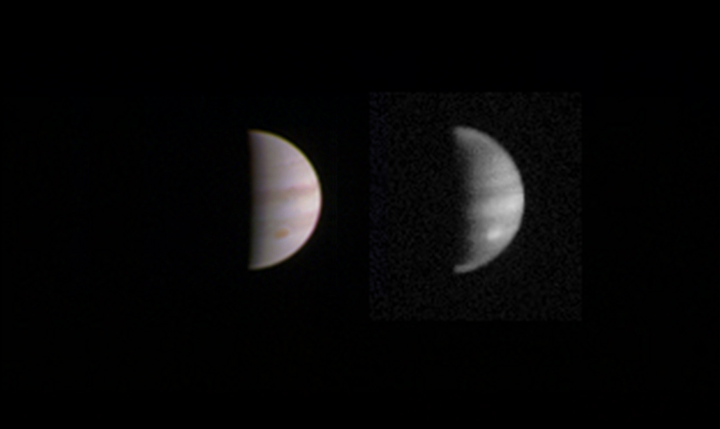 Juno&#039;s Dual Views of Jupiter