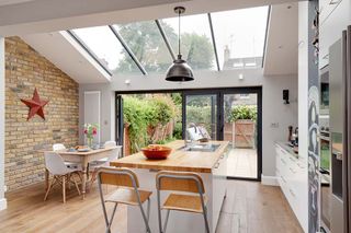 victorian terrace conversion glass sloped roof