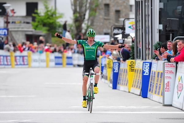 Christophe Kern (Europcar) wins stage 5 in the 2011 Criterium du Dauphine