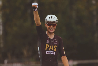 Life Time Grand Prix: Tobias Kongstad surges from nine-rider sprint to win elite men's gravel race at Big Sugar Classic