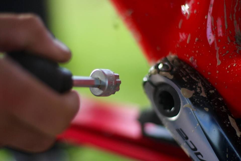 The bikes were in need of a good clean afterwards