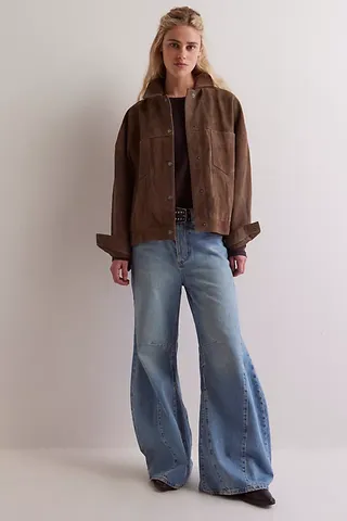 We the Free Opal Swing Suede Jacket