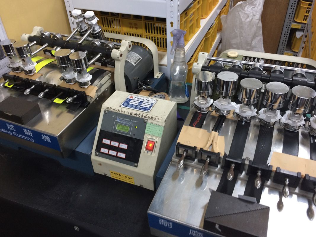 This machines sole purpose is to check wear rates and colour fastness on the myriad of bar tapes Velo produce