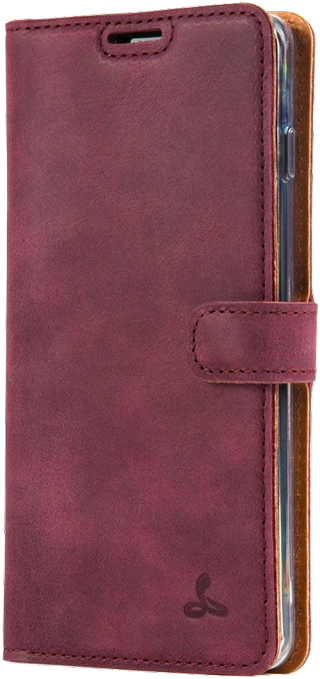 Snakehive Vintage Plum Leather Wallet
